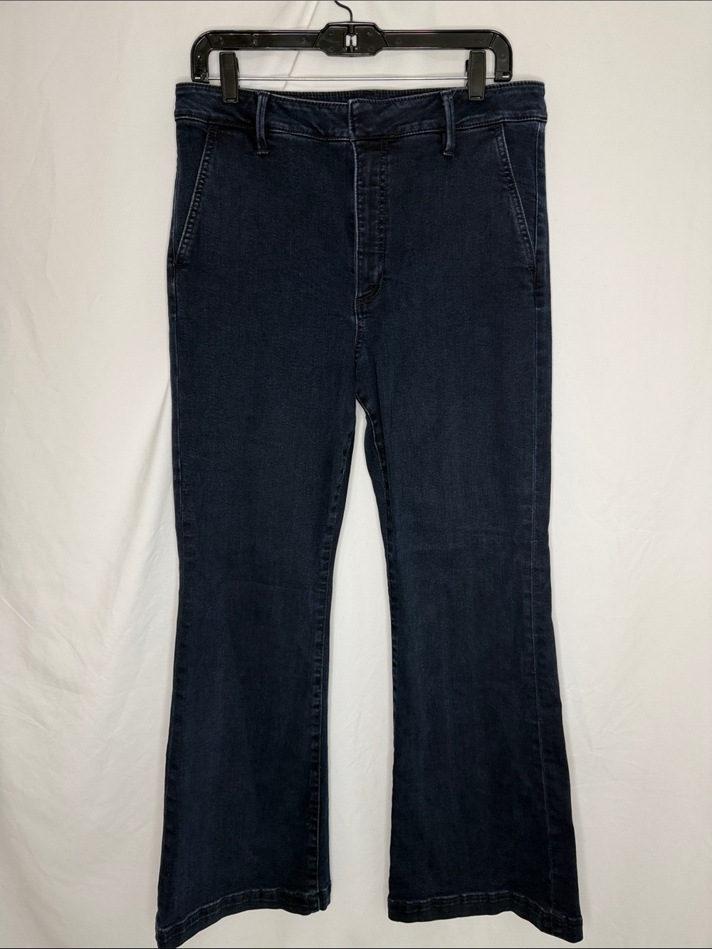 Ann Taylor Factory Dark Blue Flare Jeans